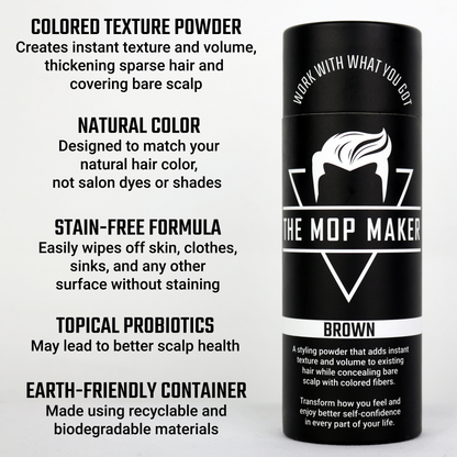 MOP MAKER - NEUTRAL BROWN w/ Removal Wipe
